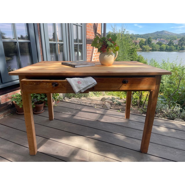 Antique Table in Fir, 1890s For Sale - Image 18 of 18