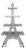 Eiffel Tower Metal Etagere For Sale