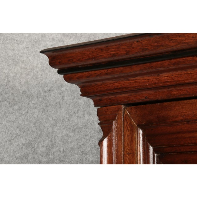 Antique Frankfurt Wave Cabinet in Oak, 1750 For Sale - Image 16 of 18