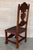 Late 19th Century 19th Century Set of Four French Carved Walnut Turned Wood Chairs with Claw Feet For Sale - Image 5 of 18