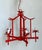 Vintage Regency Painted Faux Bamboo Pagoda Lantern For Sale - Image 9 of 12