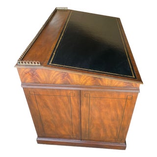 Late 20th Century Baker Stately Homes Slant Top Desk For Sale