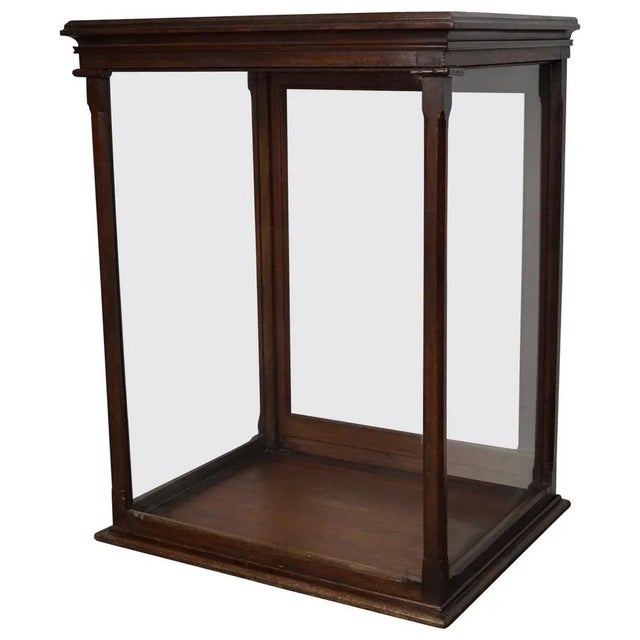 Victorian Mahogany Museum Display Cabinet For Sale - Image 12 of 12
