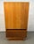 Mid-Century Brutalist Two-Piece Oak and Burl Armoire by Tobago Furniture For Sale - Image 9 of 14