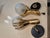 Mid-Century Modern Vintage Maison Arlus Gold Bronze Hand Held Globe Sconces - a Pair For Sale - Image 3 of 7