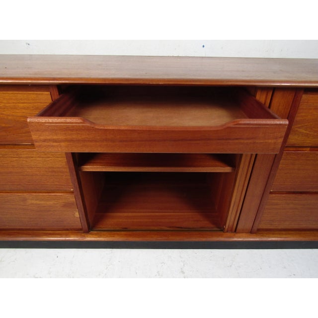 Mid 20th Century Danish Modern Dresser with Tambour Door by Art Furn For Sale - Image 12 of 12