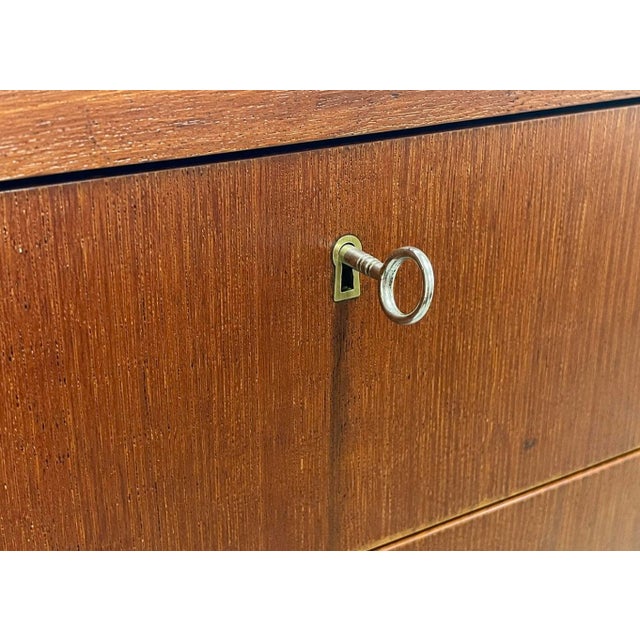 Mid Century Modern Danish Teak Highboy / Dresser by Poul Volther, C. 1960s For Sale - Image 12 of 16