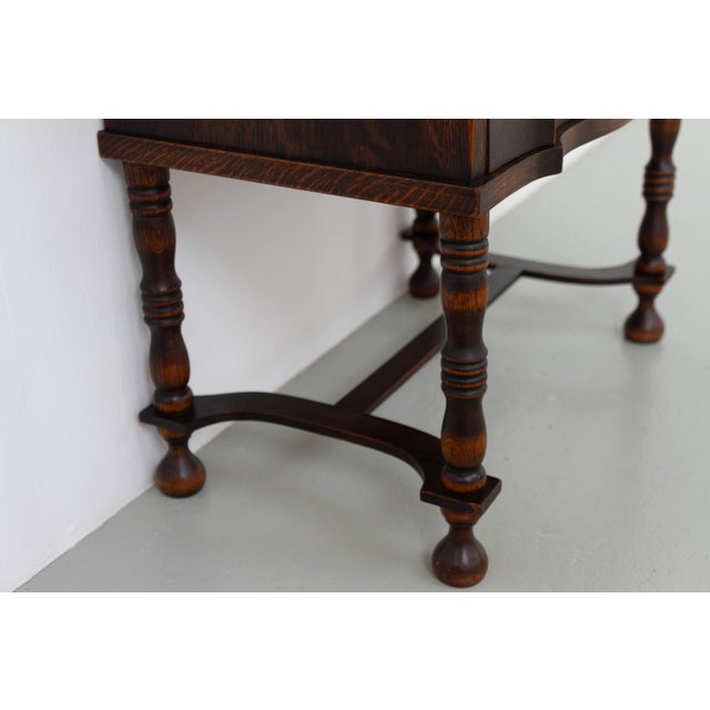 Antique Danish Oak Chest of Drawers, 1910s For Sale - Image 13 of 18