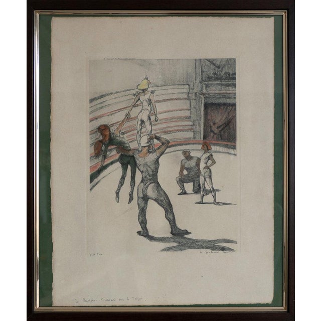 After Henri de Toulouse-Lautrec, La Chapiteau, Acrobats, Lithograph For Sale - Image 7 of 7