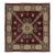 Vintage Persian Tabriz Rug, Burgundy With Rare Floral Medallion - Rug & Kilim For Sale