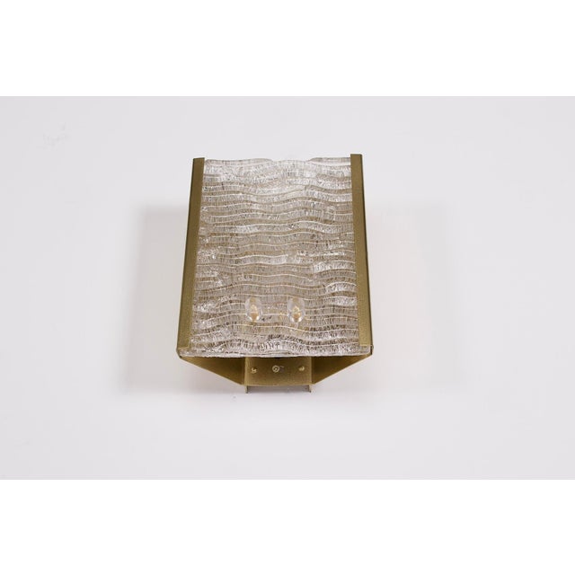 Mid-Century Modern Small Vintage Italian Murano Wall Sconces, 1960s, Set of 2 For Sale - Image 3 of 15