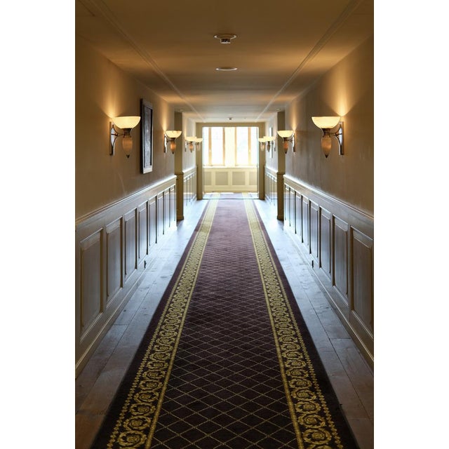 For many years, this Art Deco Style wall lamps adorned the corridors of the prestigious 5-star Grand Hotel "Les Trois...