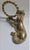 Art Deco Vintage Ornate Brass Reclining Jaguar Dinner Napkin Holders ~ Set of 12 For Sale - Image 3 of 8