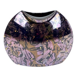 Postmodern Ceramic Vase from Steuler Design, 1980s For Sale