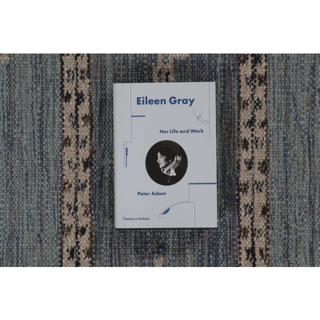 Rug & Kilim’s Scandinavian Inspired Rug in Blue With Geometric Minimalist Pattern For Sale - Image 10 of 10