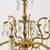 Vintage Brass and Crystal Chandelier Petite 5 Arm Made in Spain For Sale - Image 4 of 13