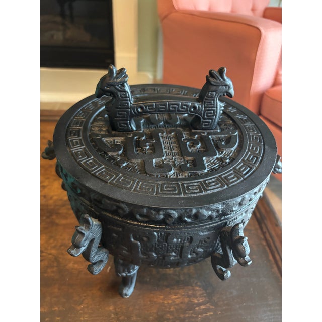 For your consideration is a Vintage James Mont–Style Hollywood Regency Ice Bucket Bring mid-century glamour to your bar or...