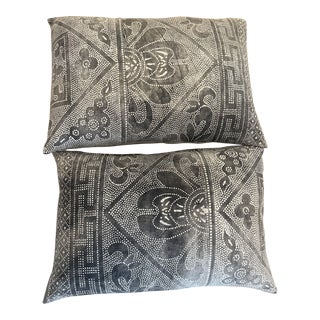 Pair of Cindy Ciskowski Decorative Lumbar Pillows For Sale