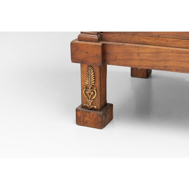 Antique Empire Commode in Mahogany, 1870 For Sale - Image 6 of 9