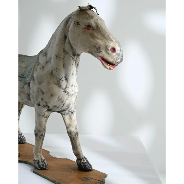 Early 20th Century French Wooden Horse For Sale In Greensboro - Image 6 of 9