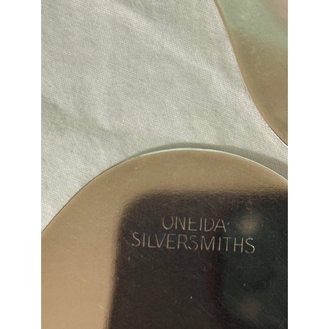 1960s 1960s Oneida Silver Plate Seashell Serving Tray For Sale - Image 5 of 7