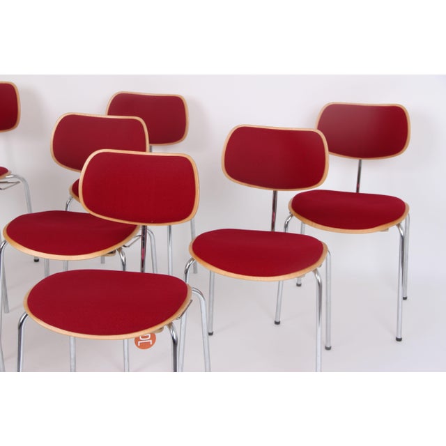 Vintage German Chairs by Egon Eiermann for Wilde+Spieth, 2000, Set of 8 For Sale - Image 12 of 17