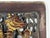 Chinese Antique Gilt Lacquered Chinese Panel: Horse & Warriors, Qing Dynasty For Sale - Image 3 of 10