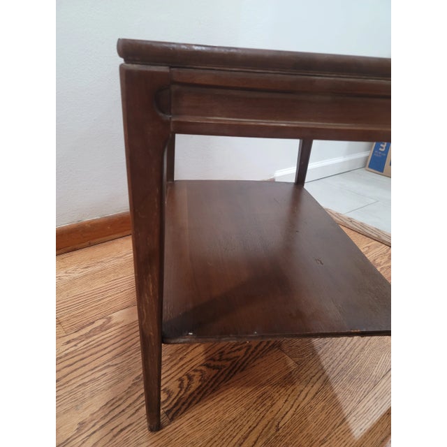 Wood 1960s Vintage Mid Century Mersman Side End Table For Sale - Image 7 of 11