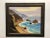 1970s Large Vintage Rocky Coastal Seascape Original Oil Painting, Framed For Sale In Boston - Image 6 of 7
