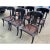 1980s Modern Klismos Ebony Dining Chairs - Set of 6 For Sale - Image 5 of 6