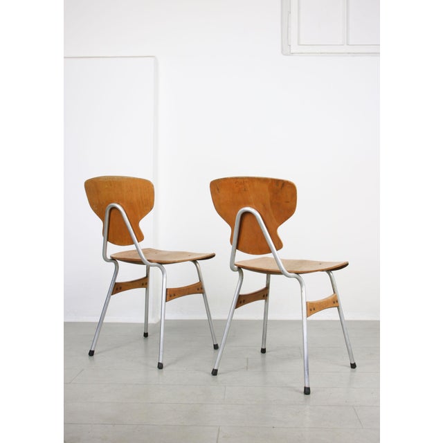 Set of Mid-Century Plywood Desk Chairs by Niko Kralj for Stol Kamnik For Sale - Image 4 of 18