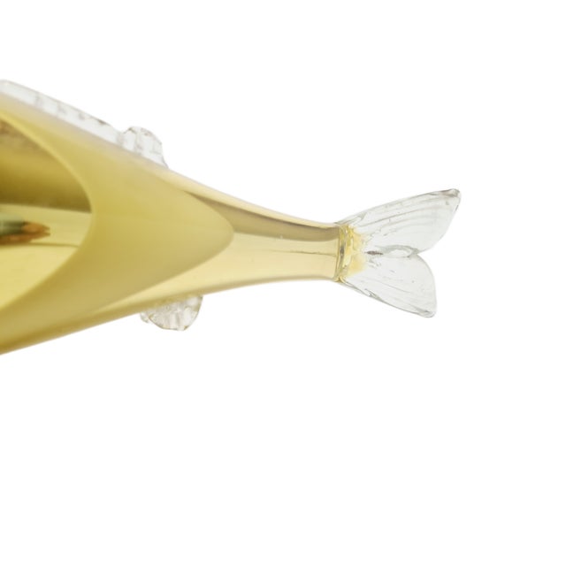 Fish Glass Figurine, Czechoslovakia, 1960s For Sale - Image 11 of 17