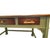 Olive Custom Refinished Hand-Painted 3-Drawer Writing Desk For Sale - Image 8 of 9