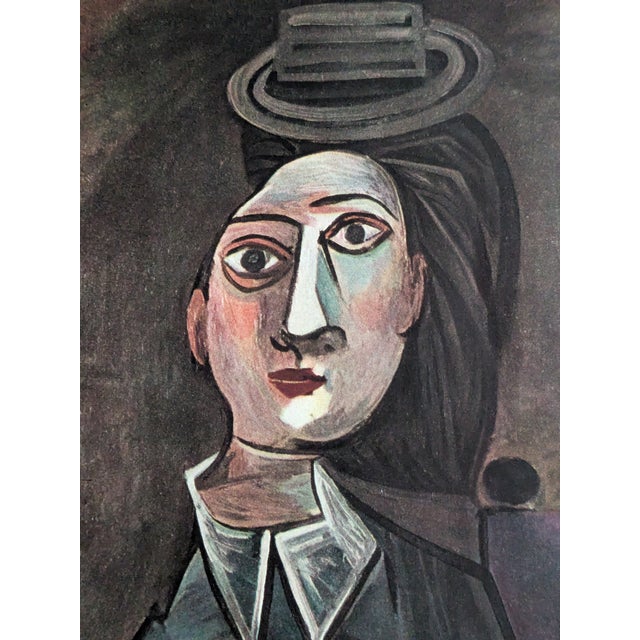 Pablo Picasso - Portrait of a Woman, 1943 - Color lithograph (offset) on Pur Marais Fil paper. Ready to be framed and...