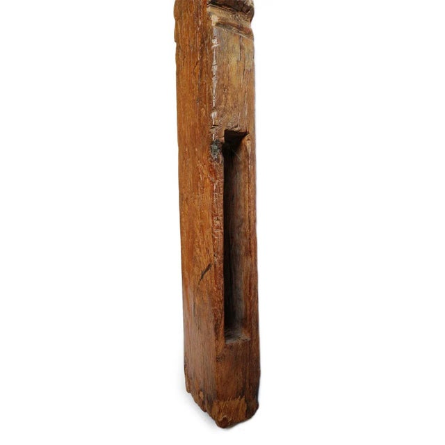 Old Thailand Loom Paddle Post For Sale In Los Angeles - Image 6 of 9