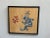 Beautiful silk embroidery of five-claws imperial dragon and fiery pearl. Framed under glass.
