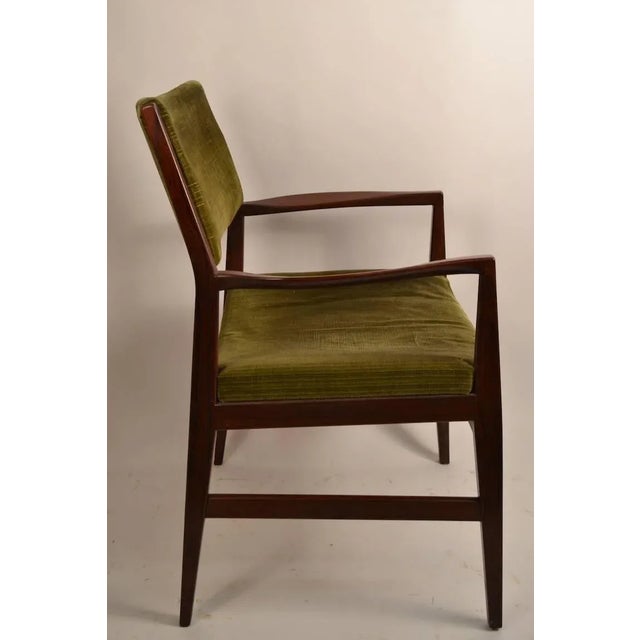 Mid-Century Modern Set of Four Rosewood Armchairs For Sale - Image 3 of 10