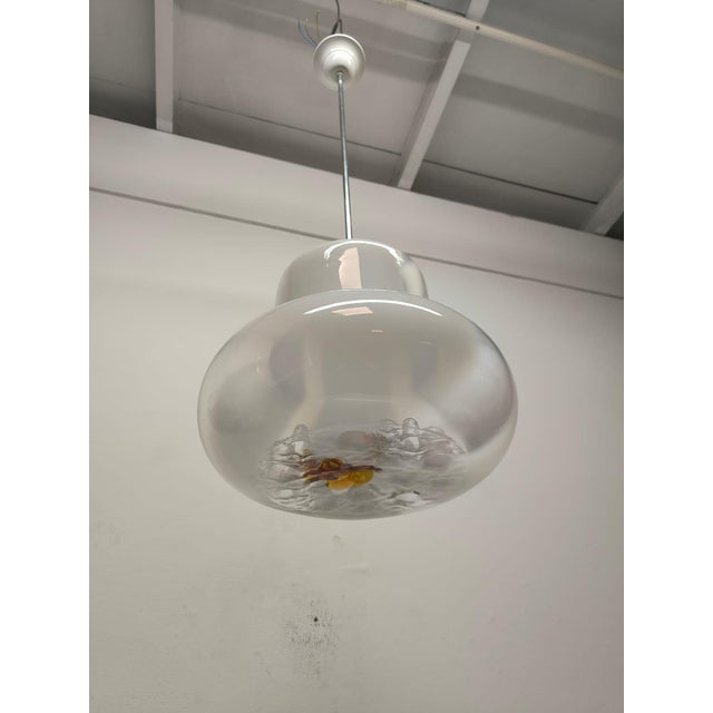 Glass Suspension Light from AV Mazzega, 1970s For Sale - Image 10 of 13