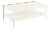 Paxton Rectangular Cocktail Table, Cloud White For Sale