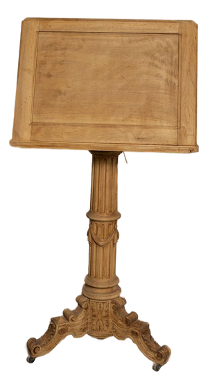 French Walnut Lectern/Reading Stand