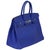 2010s Hermès Birkin 35 Le Tournay Bleu Royal Swift Palladium Hardware 2019 For Sale - Image 5 of 7