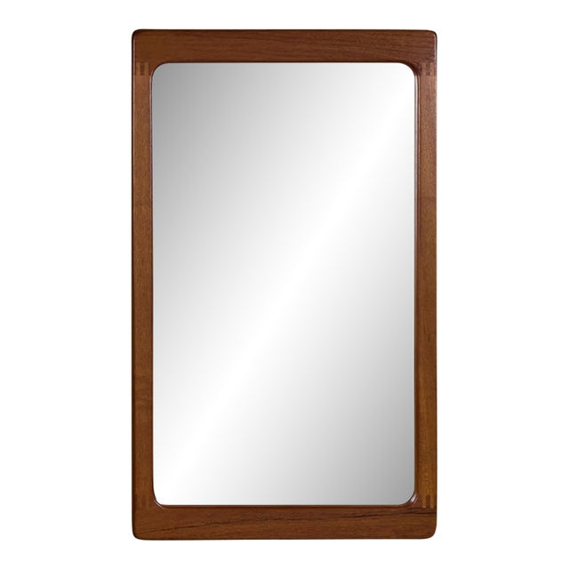 Pedersen and Hansen Teak Wall Mirror For Sale