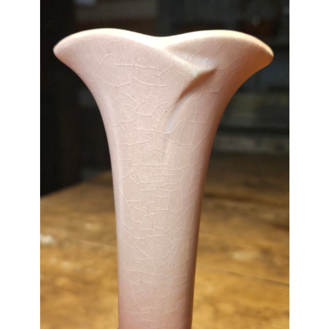 Roseville Apple Blossom Bud Vase For Sale In Charlotte - Image 6 of 10