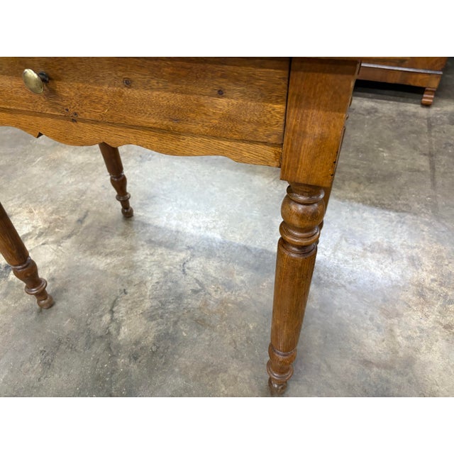 19th Century side table chestnut wood from France