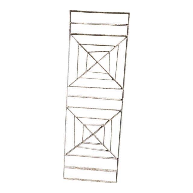 Antique Victorian Iron Garden Gate Element # 408 For Sale