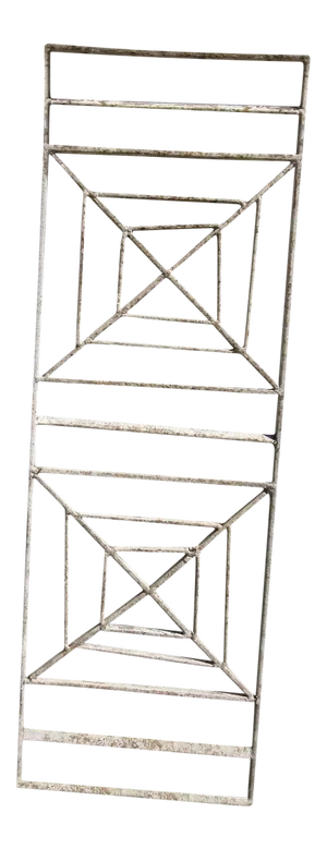 Antique Victorian Iron Garden Gate Element # 408