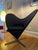 Verner Panton Heart Cone Chair by Vitra — Black (2000, Gently Used) Add a bold statement piece to your collection with...