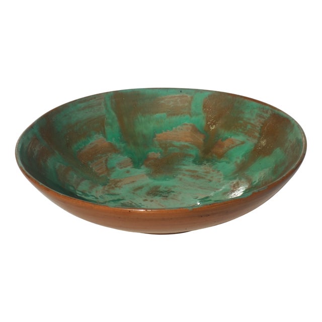 Abstract Albissola Painted Pottery Bowl by Alf Gaudenzi, 1960 For Sale
