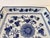 Asian Chinese Blue and White Porcelain Bowl Square Shape 9 In. For Sale - Image 4 of 6