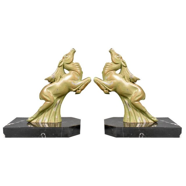 Pair of Art Deco Ibex Bookends, 1930s For Sale - Image 16 of 16